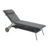 Lafuma Sonnenliege "Miami II BeComfort®" in Komforthöhe, Gestell Stahl titane, Liegefläche BeComfort® silver