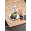 Niehoff Gartentisch "Luna", Gestell Aluminium anthrazit, Tischplatte Teakholz-Lamellen
