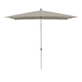 Glatz "Alu-Smart easy", Sonnenschirm, Gestell Aluminium natureloxiert, eckig, Dessin 151 - Ash (© by GLATZ AG, Schweiz)