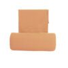 Stern Kopfpolster, 15x37x6 cm, 100% Polyacryl, Farbe orange