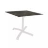 Stern "Livorno" Bistrotisch 80x80cm, Gestell Alu anthrazit, Tischplatte HPL Slate