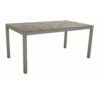 Stern Gartentisch, Gestell Aluminium graphit, Tischplatte HPL Slate Stone, 160x90 cm