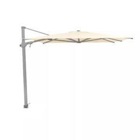 SUNCOMFORT® by GLATZ, Sonnenschirm "Varioflex", Gestellfarbe Texture silver, 330 x 270 cm, Dessin 040 - Ecru