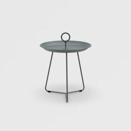 Houe "Eyelet" Beistelltisch, Gestell Stahl und Tischplatte Aluminium dark grey, Ø 45 cm, H 46,5 cm