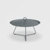 Houe "Eyelet" Beistelltisch, Gestell Stahl und Tischplatte Aluminium dark grey, Ø 70 cm, H 35 cm