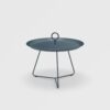 Houe "Eyelet" Beistelltisch, Gestell Stahl und Tischplatte Aluminium midnight blue, Ø 57,5 cm, H 41 cm