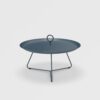 Houe "Eyelet" Beistelltisch, Gestell Stahl und Tischplatte Aluminium midnight blue, Ø 70 cm, H 35 cm