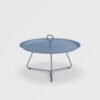 Houe "Eyelet" Beistelltisch, Gestell Stahl und Tischplatte Aluminium pigeon blue, Ø 70 cm, H 35 cm
