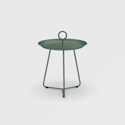 Houe "Eyelet" Beistelltisch, Gestell Stahl und Tischplatte Aluminium pine green, Ø 45 cm, H 46,5 cm