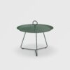 Houe "Eyelet" Beistelltisch, Gestell Stahl und Tischplatte Aluminium pine green, Ø 57,5 cm, H 41 cm
