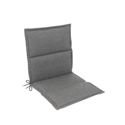 KETTtex Auflage für Stapelsessel, 100x50x3 cm, grau, mit Quersteppung & Reißverschluss