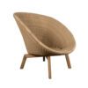 Cane-line "Peacock" Loungesessel, Gestell Teakholz, Geflecht Flat Weave natur
