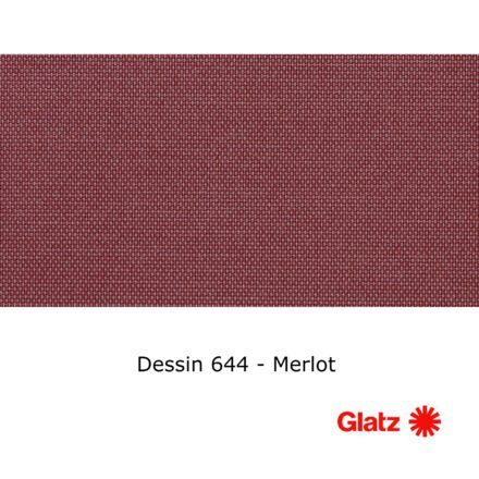 GLATZ Stoffmuster Dessin 644 Merlot