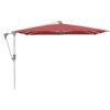 Glatz "SUNWING® Casa", Sonnenschirm, Gestell Aluminium natureloxiert, eckig, Dessin 637 - Cherry (© by GLATZ AG, Schweiz)