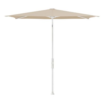 Glatz "Twist", Sonnenschirm, Gestell anthrazit, rechteckig, Dessin 422 - Cream (© by GLATZ AG, Schweiz)