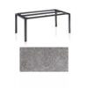 Kettler Float Gartentisch 180x95 cm, Aluminium anthrazit, Tischplatte HPL Kalksandstein