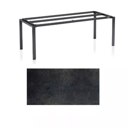 Kettler Float Gartentisch 220x95 cm, Aluminium anthrazit, Tischplatte HPL Titanit anthrazit