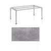 Kettler Float Gartentisch 180x95 cm, Aluminium silber, Tischplatte HPL Silber-Grau