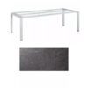 Kettler Float Gartentisch 220x95 cm, Aluminium silber, Tischplatte HPL Jura anthrazit