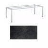Kettler Float Gartentisch 220x95 cm, Aluminium silber, Tischplatte HPL Titanit anthrazit