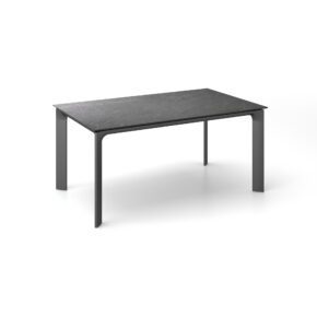 Kettler "Diamond" Tischsystem Gartentisch, Gestell Aluminium anthrazit, Tischplatte HPL Jura anthrazit, 160x95 cm