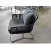 4Seasons Outdoor "Belmond" Loungesessel, Gestell Edelstahl anthrazit, Polyrattan anthrazit, Kissen Olefin anthrazit - Ausstellung Karlsruhe
