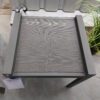 Siena Garden "Calun" Gartenhocker, Aluminium graphit, Textilgewebe grau
