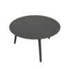CASA DOMA Arista Loungetisch Ø 75 cm, Aluminium anthrazit