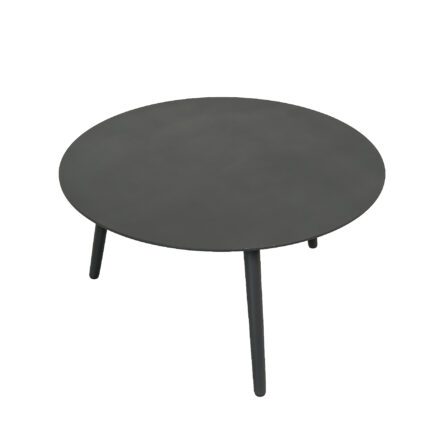CASA DOMA Arista Loungetisch Ø 75 cm, Aluminium anthrazit