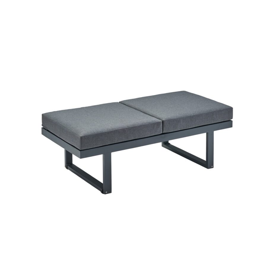 CASA DOMA Aragona DINING Loungebank 2Sitzer, Gestell Aluminium