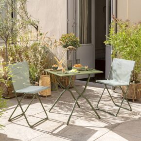 Lafuma "Balcony" Set 3-teilig, Stahlrohr moss, Batyline® moss - ©LAFUMA MOBILIER - Pierrick Verny