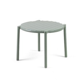 NARDI "Doga" Beistelltisch, Gestell und Tischplatte Kunststoff mint