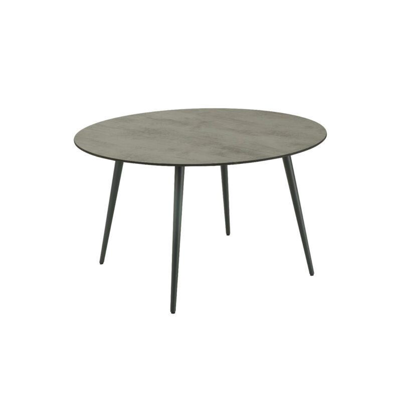 CASA DOMA Napola Gartentisch rund, Tischplatte HPL Ø 130 cm