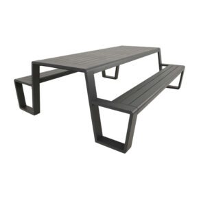 Lesli Living "Estilo" Picknick-Set, Aluminium anthrazit matt