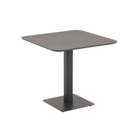 Liadomo "Torano" Klapptisch 80x80 cm, Gestell und Tischplatte Aluminium anthrazit