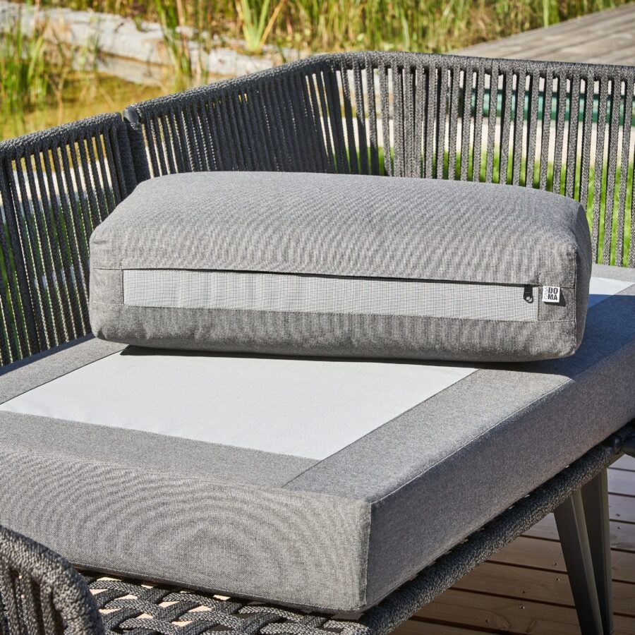 CASA DOMA “Ribera” Loungekissen mit rutschfesten Einsätzen und Reißverschluss