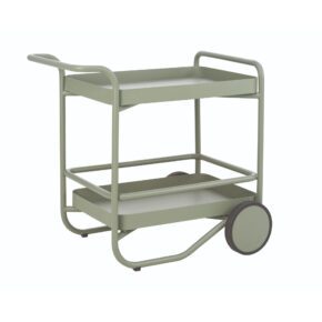 Brafab "Trolly" Servierwagen, Aluminium dusty green