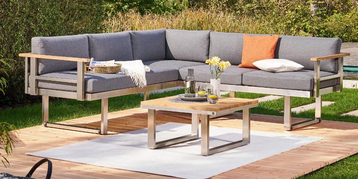 CASA DOMA Aragona Loungegruppe, Gesetell Edelstahl mit Teakholz Ratgeber Lounge-Check CASA DOMA vs. Stern